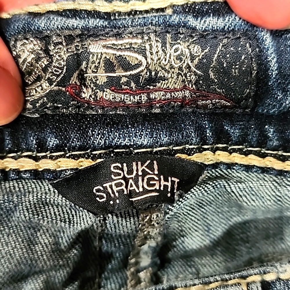 Silver Suki Straight Jeans